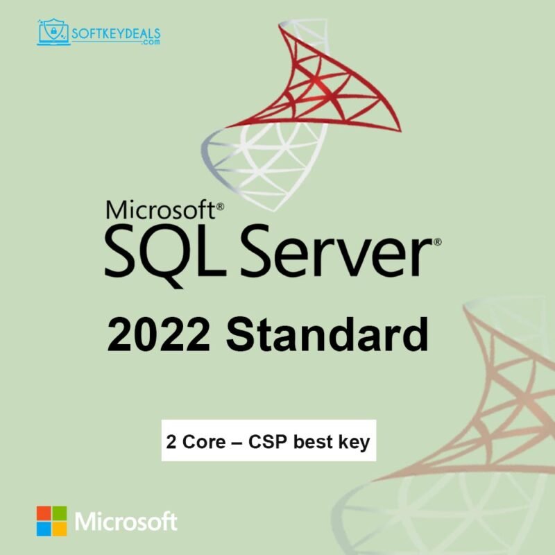 Microsoft SQL Server 2022 Standard 2 Core – CSP best key