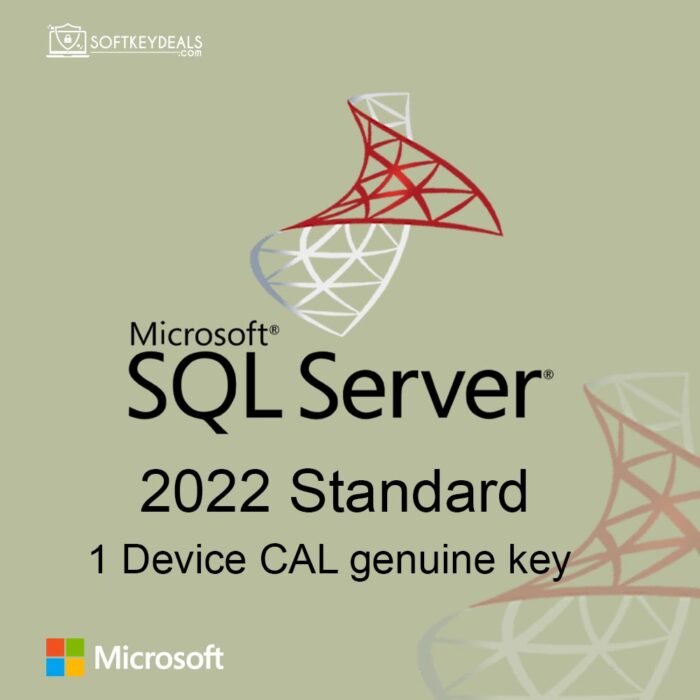 Microsoft SQL Server 2022 Standard – 1 Device CAL genuine key