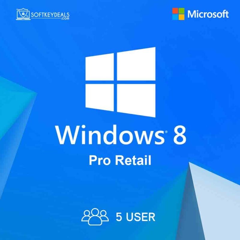 Windows 8 Pro Retail 5 User genuine keys