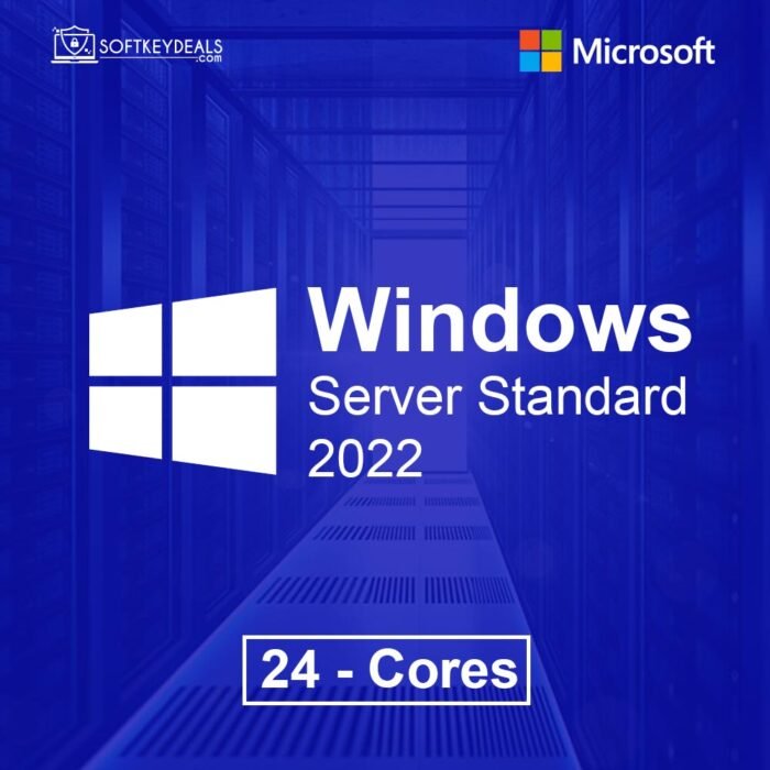 Windows Server 2022 Standard 24 Cores Lifetime License