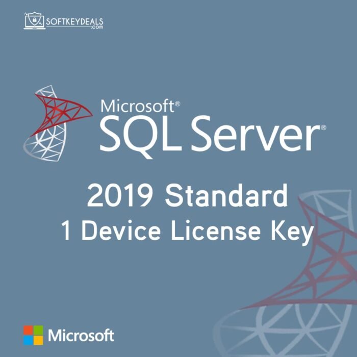 Microsoft SQL Server 2019 Standard 1 Device License Key