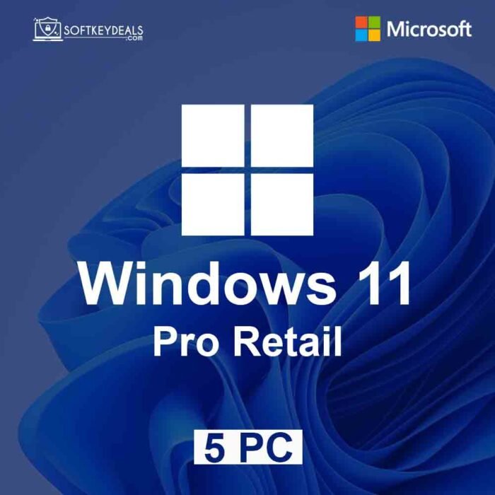 Windows 11 Pro Retail 5pc product key