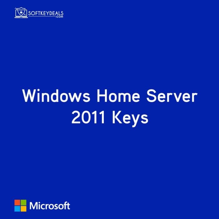 Windows Home Server 2011 Keys affordable prices